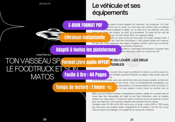 E-book 1H Pour "Ouvrir un Foodtruck" – Image 2