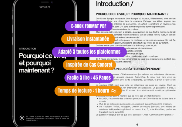 E-book 1H Pour « Devenir Créateur de Contenu » – Image 2
