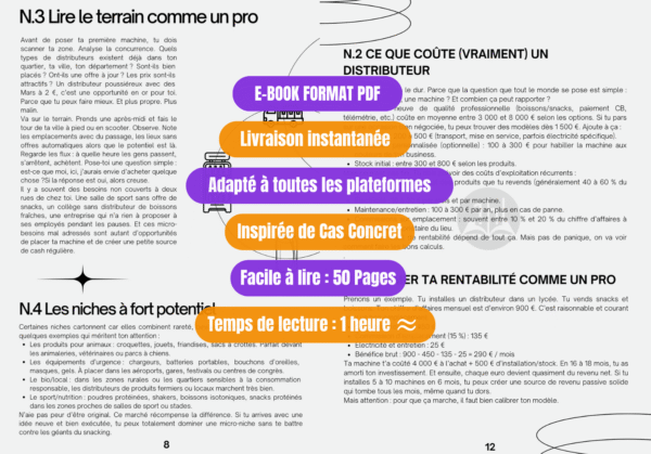 E-book 1H Pour « Se lancer dans les distributeurs automatiques » – Image 2