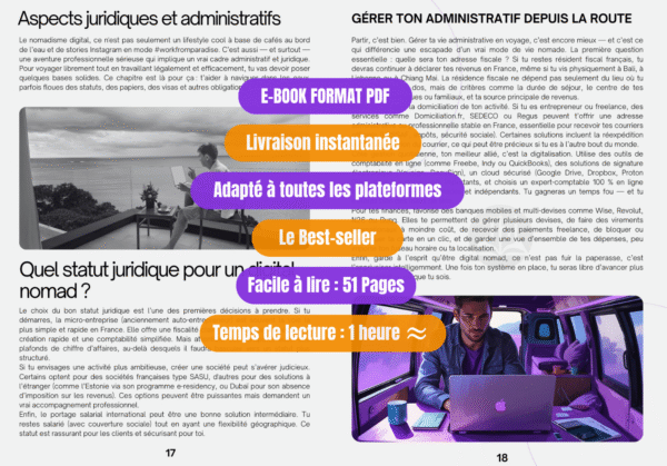 E-book 1H Pour « Devenir Digital Nomad » – Image 2